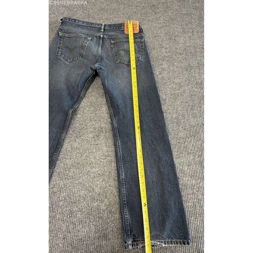 Levis 569 Mens Loose Straight Fit Denim Pants Medium Wash W33 L32 PC9-00569-0041